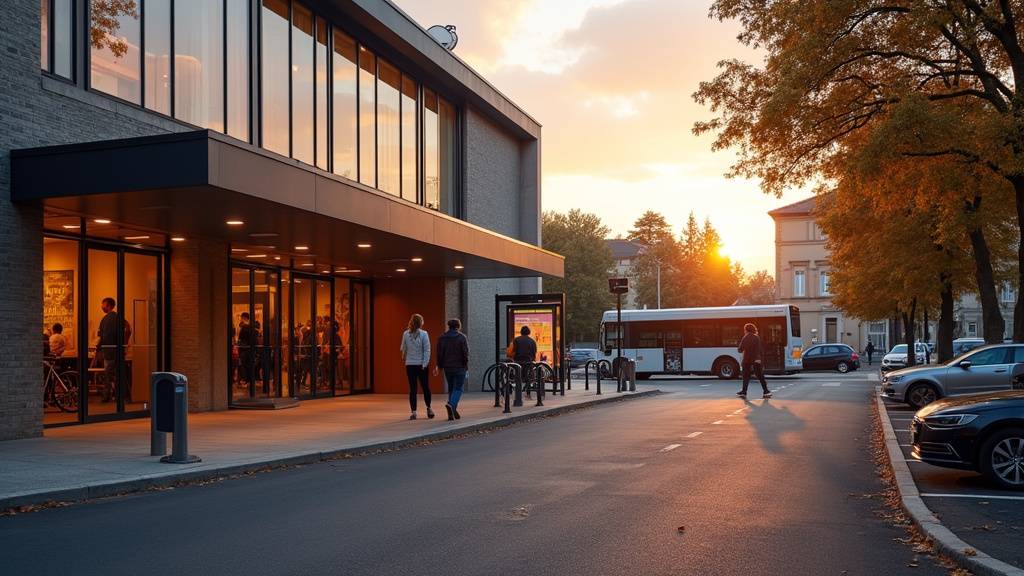 Plan d'accès au cinéma L'Espérance à Chartres-de-Bretagne