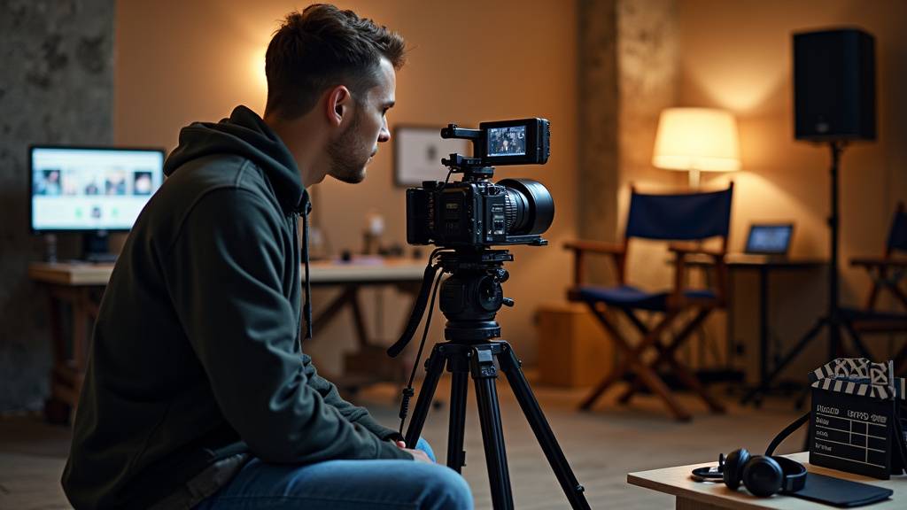 Salle de cours d'un BTS Audiovisuel avec des étudiants travaillant sur des projets audiovisuels