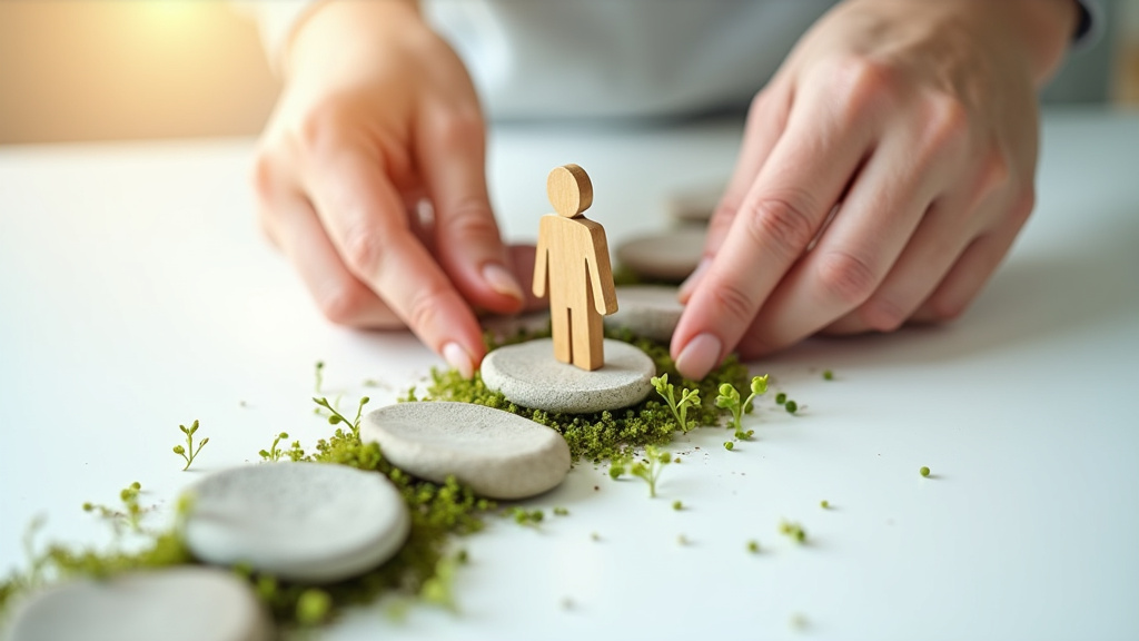 Conseiller emploi du CRI en discussion avec un bénéficiaire dans un espace d'accompagnement