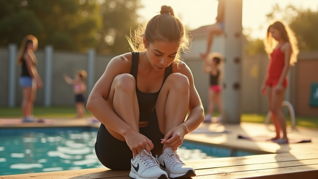 Groupe d'éducateurs sportifs encadrant des enfants lors d'une activité physique en extérieur