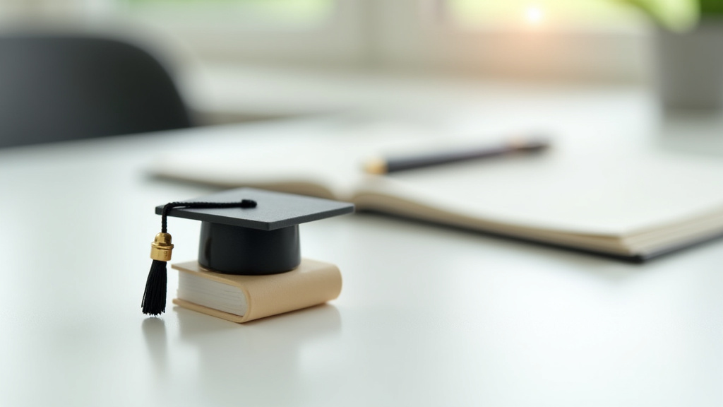 Dossier de candidature Parcoursup avec documents organisés sur bureau étudiant