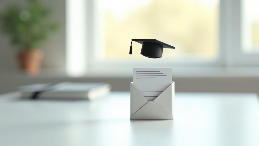 Étudiant(e) consultant son dossier Parcoursup sur ordinateur portable dans une bibliothèque universitaire moderne