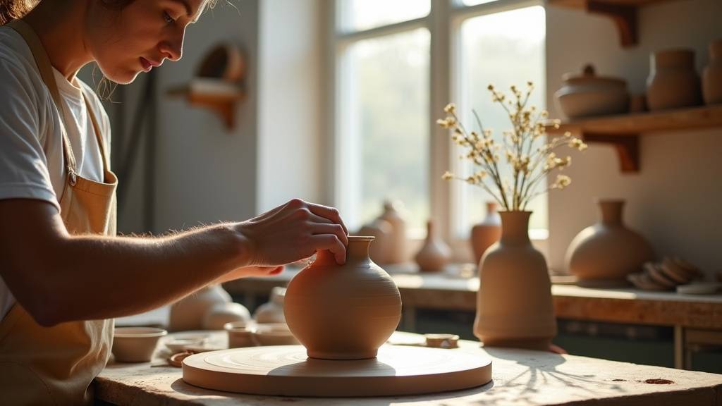 Atelier d'artisan joaillier travaillant des métaux précieux avec des outils traditionnels